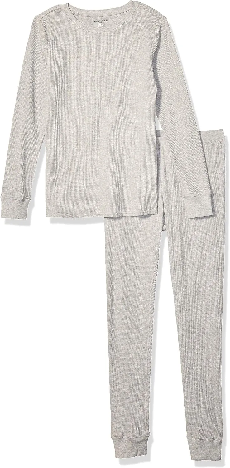 Amazon Essentials Women's Waffle Snug Fit Pajama Set