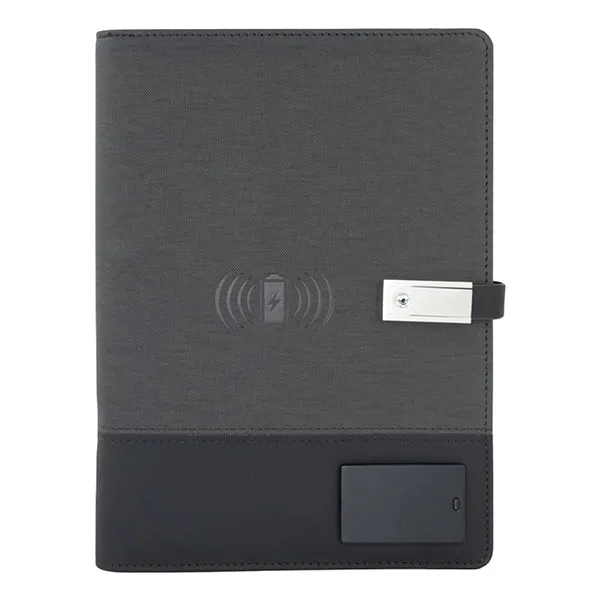 AMIO 19 - Executive Hi-Tech Portfolio Powerbank with Wireless Charging Technology