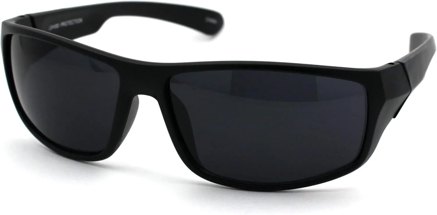 Classic 90s Snug Warp Around Biker Sport Sunglasses