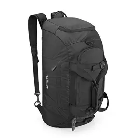 G4Free 3-Way Travel Duffel Backpack Luggage Gym Sports Bag With Shoe Compartment (Black)