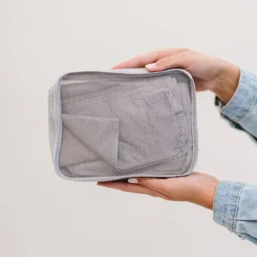 Grey Packing Cubes for Camp