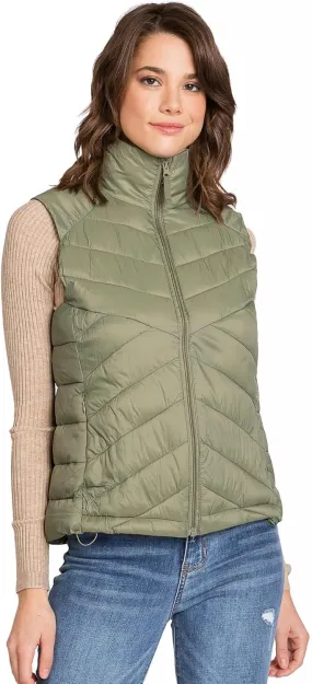 Love Tree Women's Juniors Ultra Light Packable Puffer Vest