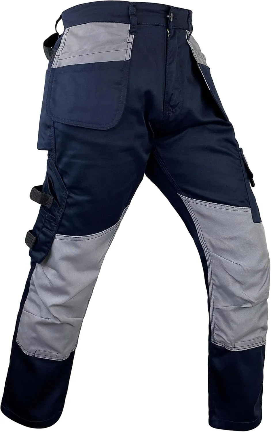 Notus Men’s Work Casual Tactical Cordura Knee Carpenter Construction Utility Cargo Work Trousers Pants
