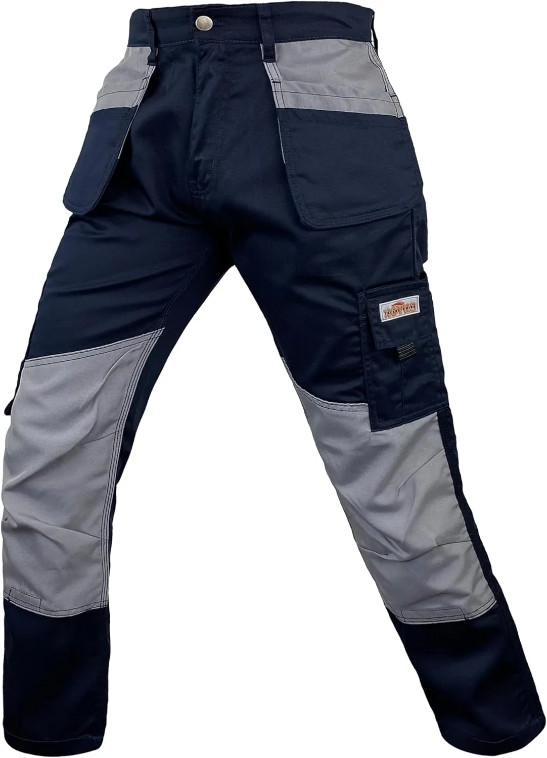 Notus Men’s Work Casual Tactical Cordura Knee Carpenter Construction Utility Cargo Work Trousers Pants