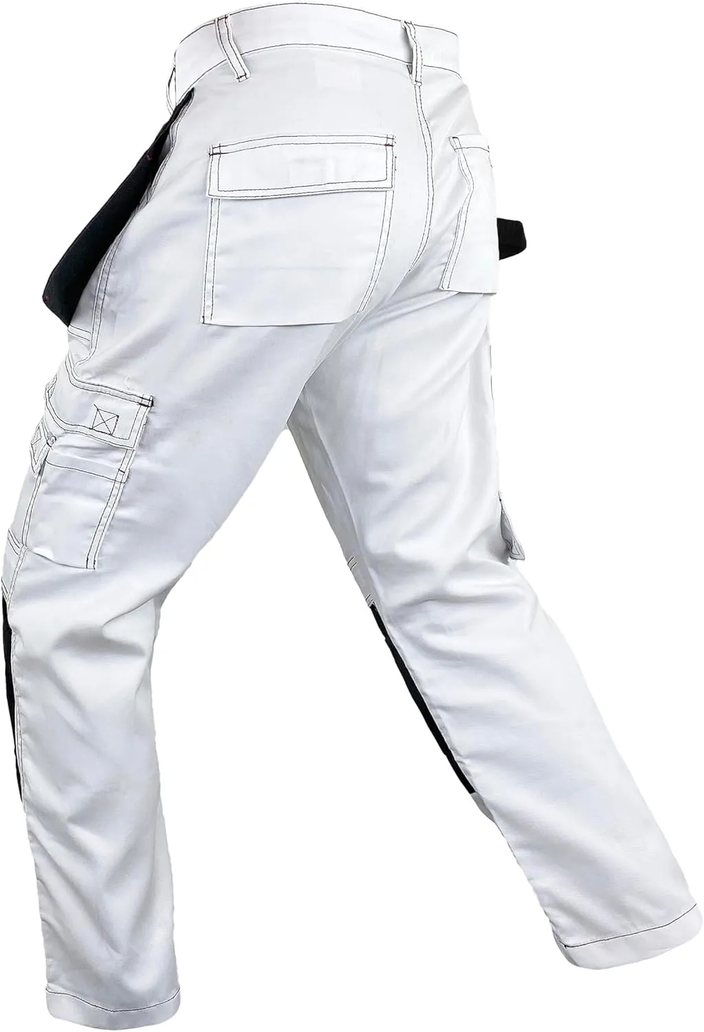 Notus Men’s Workwear Tactical Cordura Knee Construction Utility Cargo Work Trousers Pants with Holster Pockets