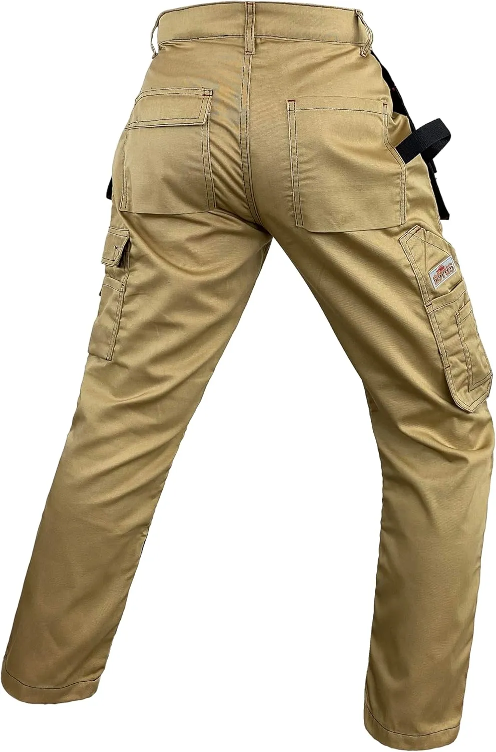 Notus Men’s Workwear Tactical Cordura Knee Construction Utility Cargo Work Trousers Pants with Holster Pockets