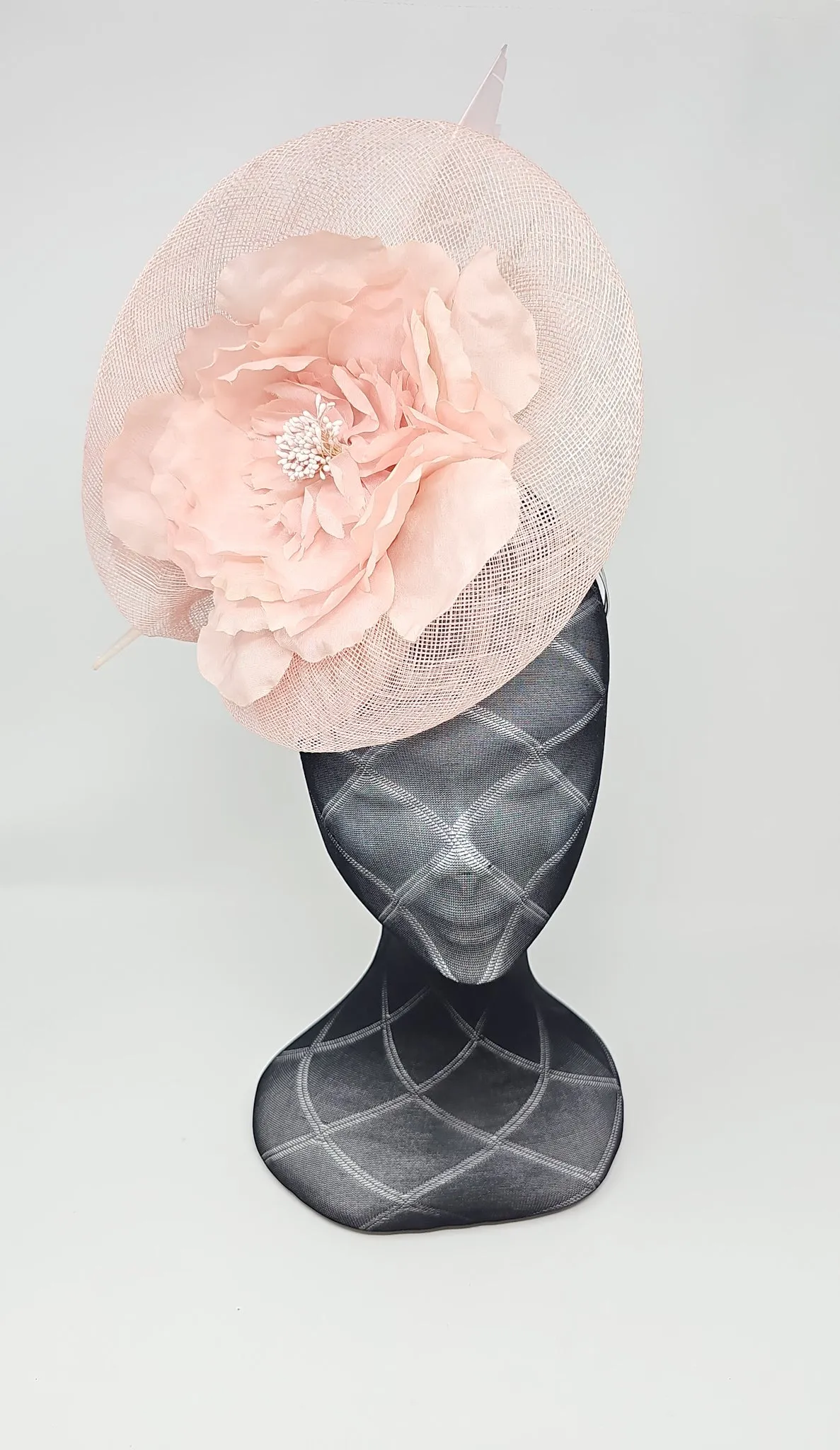 Petal Pink Fascinator With Soft Flower Detail
