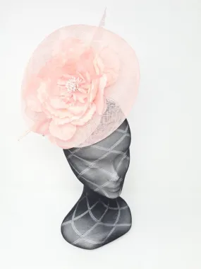 Petal Pink Fascinator With Soft Flower Detail