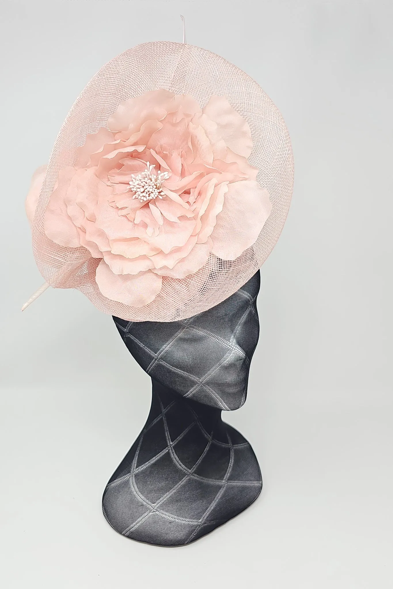 Petal Pink Fascinator With Soft Flower Detail