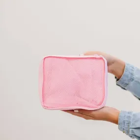 Pink Packing Cubes for Camp