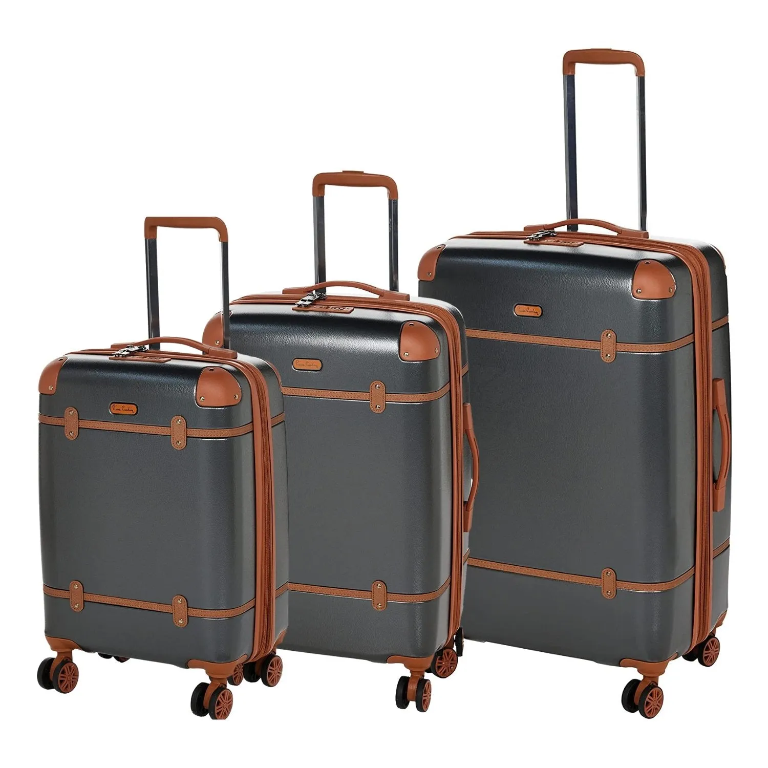 Quebec Hardcase Trolley set of 3 - Rose Gold
