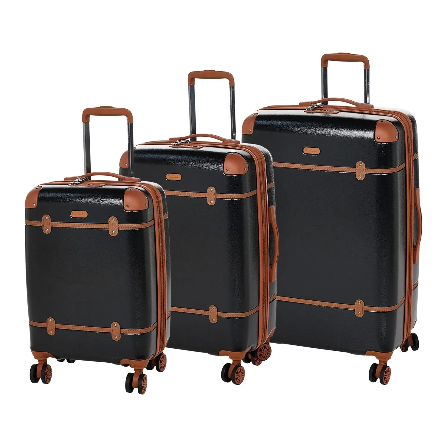 Quebec Hardcase Trolley set of 3 - Rose Gold
