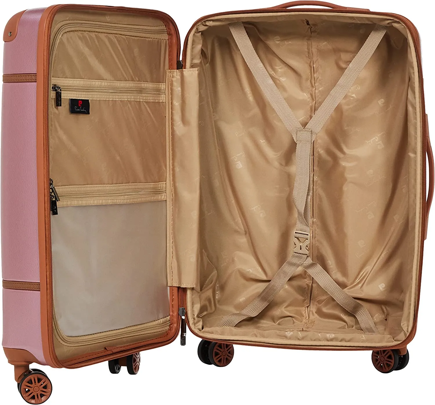 Quebec Hardcase Trolley set of 3 - Rose Gold