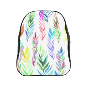 School Backpack Colorful Branches