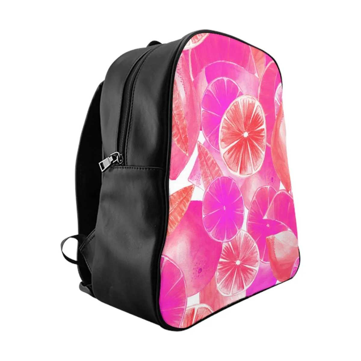 School Backpack Pink Citrus
