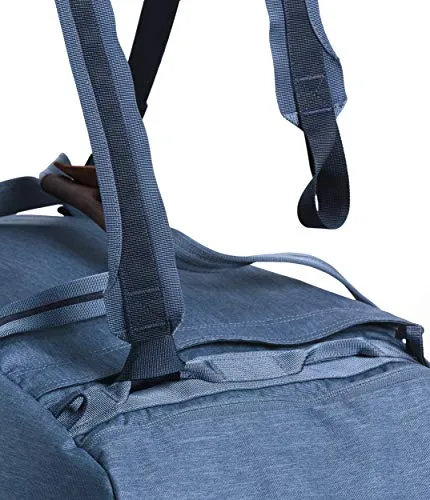 The North Face Berkeley Duffel—L, Shady Blue Light Heather/Urban Navy Light Heather