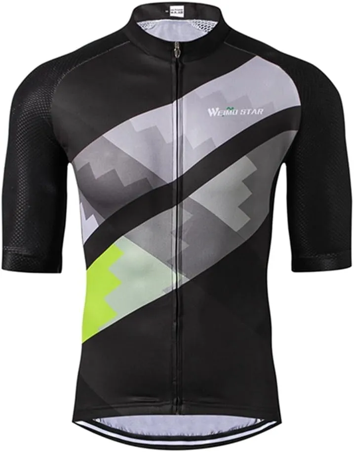 Weimostar Men's Cycling Jersey Biking Shirts with Pockets Breathable