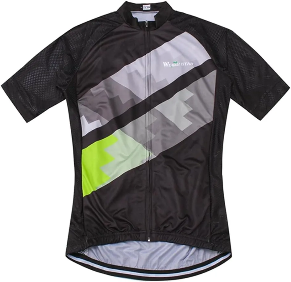 Weimostar Men's Cycling Jersey Biking Shirts with Pockets Breathable