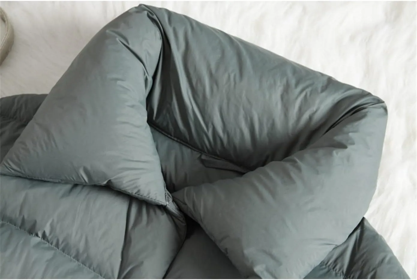 Winter Women Down Jacket Padded Warm Thick Long Puffer Coat Casual Parka Ultra Light Coat